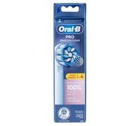 Oral-B Sensitive Clean - Cabezales de cepillo eléctrico, paquete de 4 cabezales de repuesto, limpia áreas sensibles e inflamadas, elimina hasta un 100% más de placa
