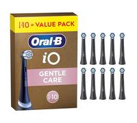 Oral-B Series iO Gentle Care Cabezales De Recambio Originales, Pack de 10 Recambios Negros Para Cepillos De Dientes Eléctricos Oral B iO, Cepillado Suave, Apto Para Encías Sensibles