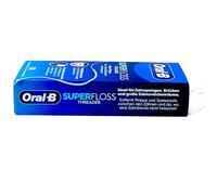 Oral B Superfloss - Hilo dental para limpiar aparatos y aparatos ortopédicos, 4 x 50 hilos precortados, color azul