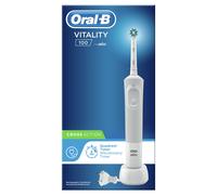 Oral-B Vitality 100 Cepillo de dientes eléctrico con tecnología Braun, blanco