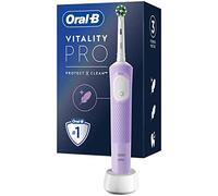 Oral-B Vitality PRO Cepillo de Dientes Eléctrico con Mango Recargable, 3 Modos de Limpieza, Temporizador y Batería de Larga Duración - Lila