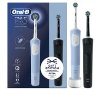 Oral-B Vitality Pro Duo Adulto Cepillo dental oscilante Negro, Azul, Blanco