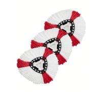 Oral Best 3 cabezales de trapeador para Turbo 2 en 1 EasyWring Clean | Microfibra absorbente, lavable a máquina y fácil de reemplazar, para una limpieza profunda de azulejos, laminados y madera.