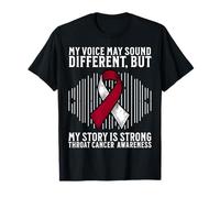 Oral Head and Neck Cancer Warrior Throat Cancer Awareness Camiseta