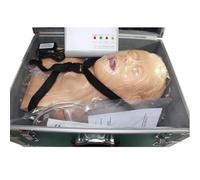 Oral Nasal Intubation Airway Management Trainer PVC Electronic Silicone Adult Tracheal Intubation Head Training Simulator