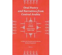 Oral Poetry and Narratives from Central Arabia
