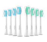 OralClass Replacement Toothbrush Heads for Philips Sonicare Click-on Handles, Medium Soft Electric Brush Heads Refills, 8 Pack