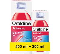 Oraldine Colutorio Antiséptico y Antifúngico con Hexetidina 400 ml + 200 ml