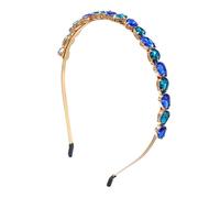 OralGos Diadema de piedras preciosas para niña, despedida de soltera, boda, fiesta, música, festival, elegante, corona