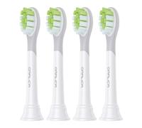 Oralica Cabezales de repuesto compatibles con Philips Sonicare W DiamondClean HX6062 HX6063 HX6064, blanqueamiento, eliminación de manchas de placa con cerdas medianas y goma limpiadora de lengua,