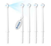 Oralphi Cabezales de repuesto para Waterpik, tecnología de niebla suave para encías sensibles, puntas de repuesto para hilo dental Waterpik, spray ancho de 70° para una limpieza profunda eficiente (4