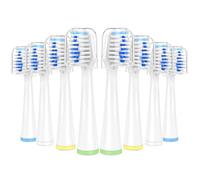 Oralphi Paquete de 8 cabezales de repuesto para cepillo de dientes Waterpik Sensonic Complete Care CC-04CD010-1, y para cepillo de dientes eléctrico Waterpik Sensonic STW-03W020/STW-03W027, con