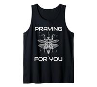 Orando por Usted Orando Mantis Biology Camiseta sin Mangas