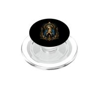 Orando Virgen María Art Deco Católica Icono Sagrado Obra De Arte PopSockets PopGrip para MagSafe