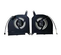 ORANDORE Ventilador de refrigeración CPU + GPU para Gigabyte Aorus 15G 15P RX7G 2021 Aero 17 XA Series FNGS FNGT DFSCK22D05883Q DFSCM22716392Q (1 cm de grosor)