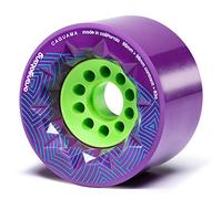 Orangatang Caguama 85 mm 83a Downhill Longboard Skateboard Cruising Wheels (Purple, Set of 4)