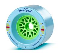 Orangatang Dad BOD 77a - Ruedas eléctricas para monopatín longboard (105 mm, 4 unidades), color azul