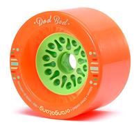 Orangatang Dad BOD - Ruedas para monopatín eléctrico (105 mm, 80a, 4 Unidades), Color Naranja