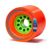 Orangatang Kegel 80 mm 80a Downhill Longboard Skateboard Cruising Wheels (Orange, Set of 4)
