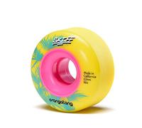 Orangatang Skiff 62 mm 86a All-Terrain Skateboard Wheels (Yellow, Set of 4)