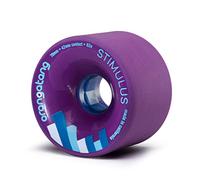 Orangatang Stimulus 70 mm 83a Freeride Longboard Skateboard Wheels (Purple, Set of 4)