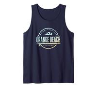 Orange Beach Alabama - Retro Orange Beach AL Vintage Surf Camiseta sin Mangas