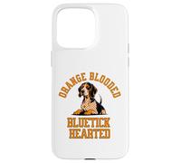 Orange Blooded Bluetick Hearted, Tennessee Pride Design Carcasa para iPhone 15 Pro MAX