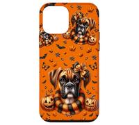 Orange Boxer Dog Themed Halloween Graphic For Dog Lover Carcasa para iPhone 12 Mini