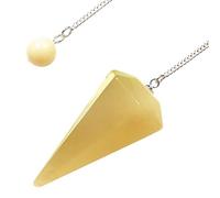 Orange Calcite Crystal Pendulum by CrystalAge