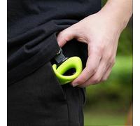 (orange) Camera Stand Elastic Small Q Handlebar Mount Flexible Silicone StrapPortable Telesin Elastic BandStrong Stretch Two Stage Adjustment