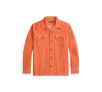 Orange Camisa Classic Fit de pana L