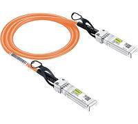 [Orange] Coloured 10G SFP+ DAC Cable - Twinax SFP Cable for Cisco SFP-H10GB-CU7M, Ubiquiti UniFi, D-Link, Supermicro, Netgear, Microtics, Fortinet, 7 m (23 ft)