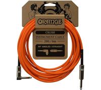 Orange Crush 20ft Instrument Cable, Angled to Straight