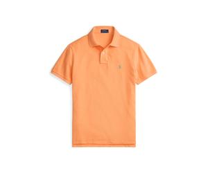 Orange El icónico polo de piqué Custom Slim Fit M