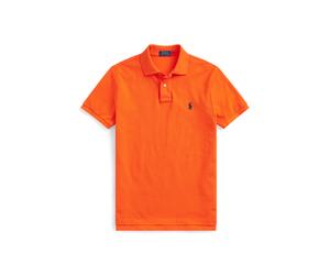 Orange El icónico polo de piqué Custom Slim Fit S