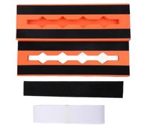 Orange EVA Guitar Pedal Board, Large Capacity Anti Slip Lightweight Portable Pedalboard, Fits 6 to 10 Guitar Effects Pedals for Musicians