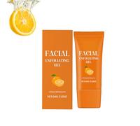 Orange Exfoliating Gel,Facial Exfoliating Gel,Porenverfeinerndes Face mit Orange für Gesicht und Körper,Gesichtspeeling mit Oranges, Porenverfeinernernd, Klarrend (1PC, 60G)