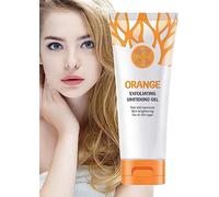 Orange Exfoliating Whitening Gel, Orange Exfoliating Gel, Orange Exfoliating Whitening Gel Scrub Face Body Brigtening Skin, Facial Peeling Gel Face Scrub, Deep Cleaning Peel Old Horniness (3pcs)
