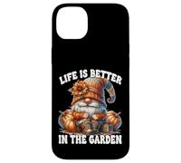 Orange Fall GNOME Grandpa Life Is Better In The Garden Carcasa para iPhone 14 Plus