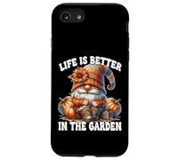 Orange Fall GNOME Grandpa Life Is Better In The Garden Carcasa para iPhone SE (2020) / 7/8