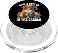 Orange Fall GNOME Grandpa Life Is Better In The Garden PopSockets PopGrip para MagSafe