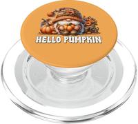 Orange Fall Must Haves For Women Hello Pumpkin GNOME PopSockets PopGrip para MagSafe