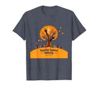 Orange for Unity: Inspirando la unión de la Comunidad Camiseta, Hombre, Azul Jaspeado, 6XL