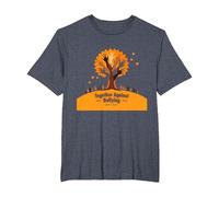 Orange for Unity: Inspirando la unión de la Comunidad Camiseta, Hombre Tallas Grandes, Azul Jaspeado, 6X Alto