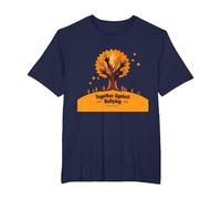 Orange for Unity: Inspirando la unión de la Comunidad Camiseta, Hombre Tallas Grandes, Azul Marino, 6X Alto