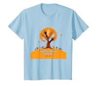 Orange for Unity: Inspirando la unión de la Comunidad Camiseta, Niños, Azul Bebé, 6 años