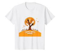 Orange for Unity: Inspirando la unión de la Comunidad Camiseta, Niños, Blanco, 6 años