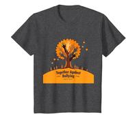 Orange for Unity: Inspirando la unión de la Comunidad Camiseta, Niños, Jaspeado Oscuro, 6 años