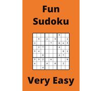 Orange Fun Sudoku Book, 9x9 Puzzles, 150 Pages, 5x8, Very Easy