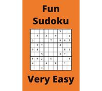 Orange Fun Sudoku Book, 9x9 Puzzles 250 Pages, 5x8, Very Easy